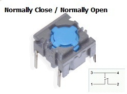 Pulsador Mec para PCB - Multimec Series - 5G - (through-hole; 3.5N; NCNO)