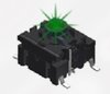 Mec Switch for PCB - - 5G - (through-hole; 3.5N; led: hight intensity green;  )
